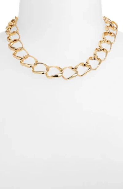 Nordstrom Oversize Curb Link Collar Necklace