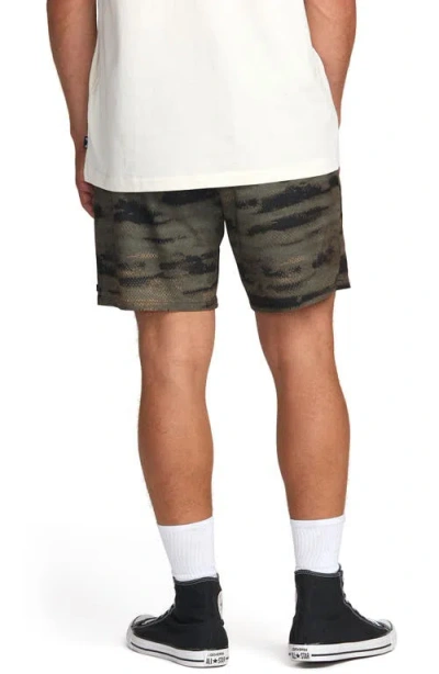 Billabong Surftrek Elastic Waist Shorts In Green