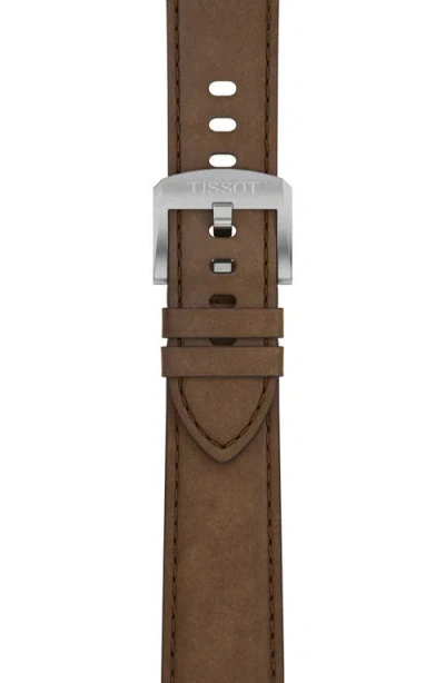 Tissot Prc 100 Solar Quartz Leather Strap Watch, 39mm