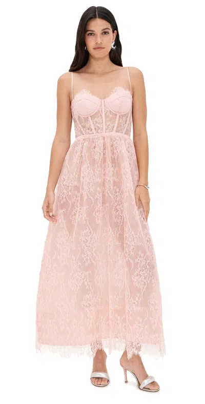 Retroféte Kendy Lace Dress Peche