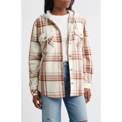 Thread & Supply Hooded Fleece Shacket