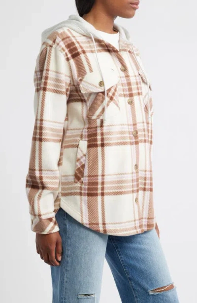 Thread & Supply Hooded Fleece Shacket