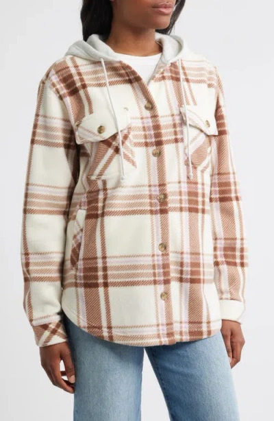 Thread & Supply Hooded Fleece Shacket