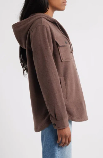 Thread & Supply Hooded Fleece Shacket