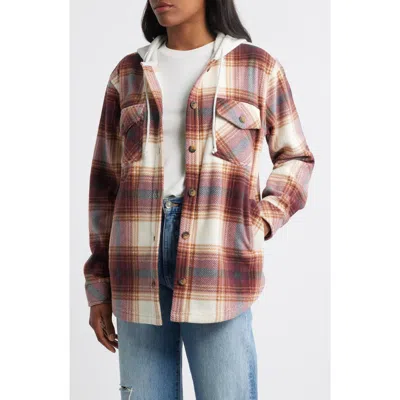 Thread & Supply Hooded Fleece Shacket