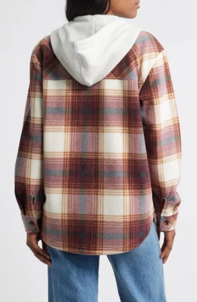 Thread & Supply Hooded Fleece Shacket