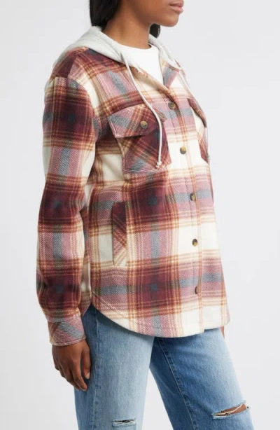 Thread & Supply Hooded Fleece Shacket