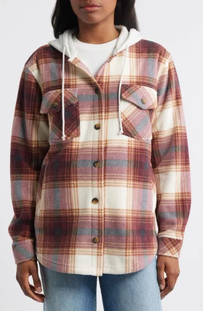 Thread & Supply Hooded Fleece Shacket