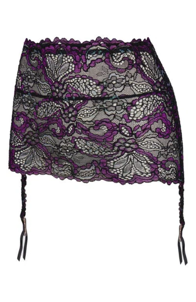 Savage X Fenty Romantic Corded Lace Garter Belt
