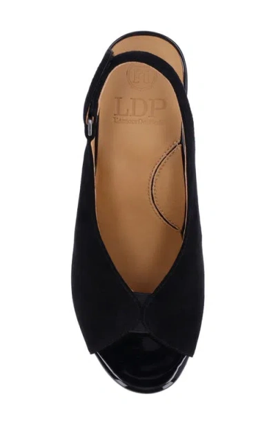 L'amour Des Pieds Murali Slingback Sandal In Black
