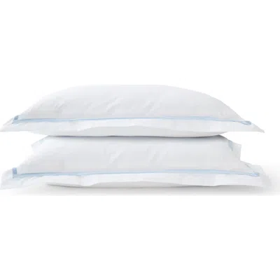 Christy Beaumont Luxury Cotton Percale Oxford Style Pillow Sham Pairs