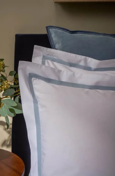 Christy Beaumont Luxury Cotton Percale Oxford Style Pillow Sham Pairs