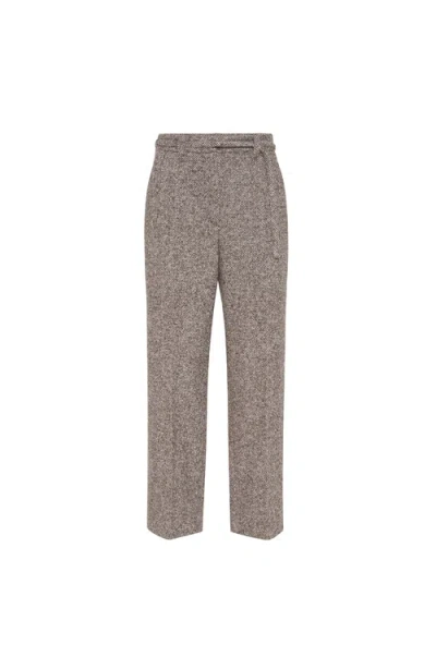 Brunello Cucinelli Straight Crop Trousers