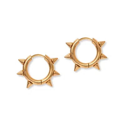 A Weathered Penny Women's Gold Moxie Hoops