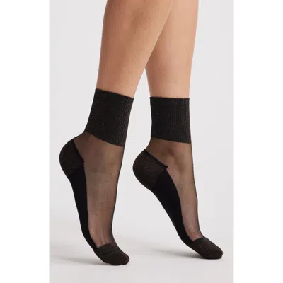 High Heel Jungle Sheer Ankle Socks