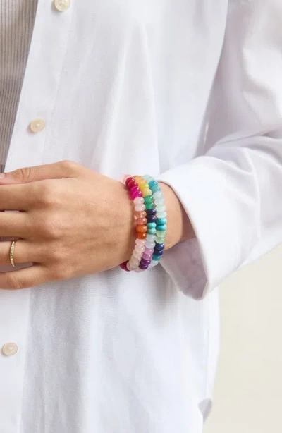 Baublebar Set Of 3 Semiprecious Stone Beaded Bracelets