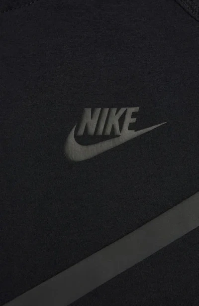 Nike Tech Hooded Performance Zip Jacket In Black