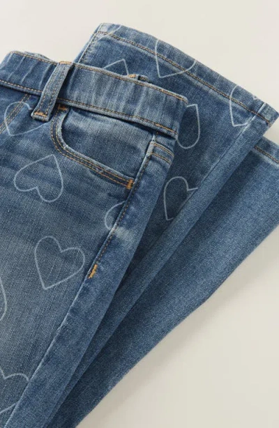 Tucker + Tate Kids' Distressed Pull On Stretch Flare Leg Jeans In Blue