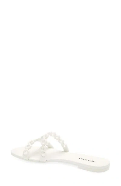 Aquazzura Infinity Chain Jelly Slide Sandal