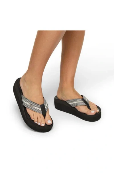 Roxy Play Day Wedge Platform Flip Flop