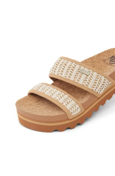 Reef Cushion Vista Hi Platform Slide Sandal