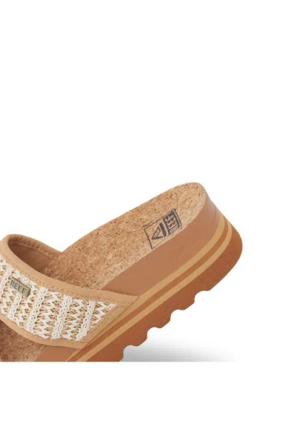 Reef Cushion Vista Hi Platform Slide Sandal