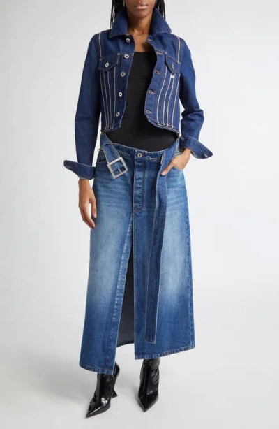 Jean Paul Gaultier The Two Ways To Wear Denim Coat
