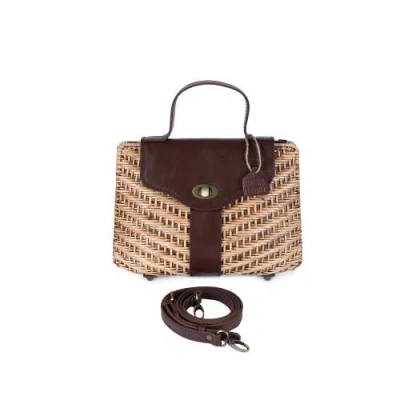 Jelavu Nori Structured Rattan Handbag