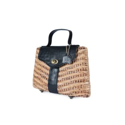 Jelavu Nori Structured Rattan Handbag