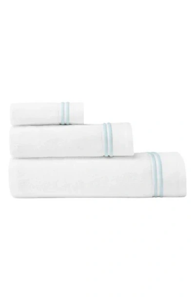 Sferra Aura Nuova Combed Cotton Bath Sheet In White