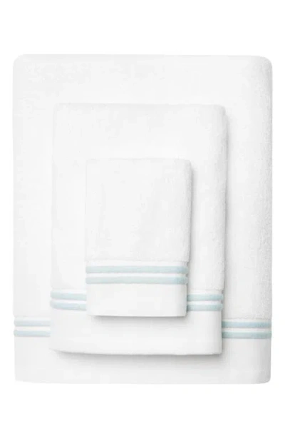 Sferra Aura Nuova Combed Cotton Bath Sheet In White