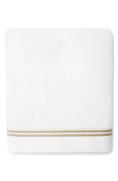 Sferra Aura Nuova Combed Cotton Bath Sheet In White