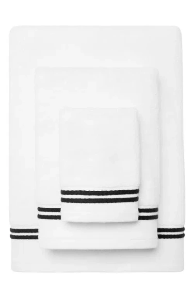 Sferra Aura Nuova Combed Cotton Bath Sheet In White