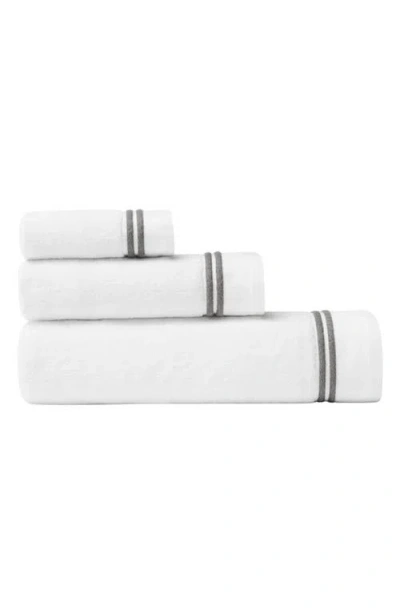Sferra Aura Nuova Combed Cotton Bath Sheet In White