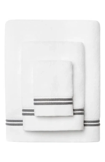 Sferra Aura Nuova Combed Cotton Bath Sheet In White