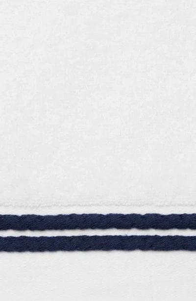 Sferra Aura Nuova Combed Cotton Bath Sheet In White