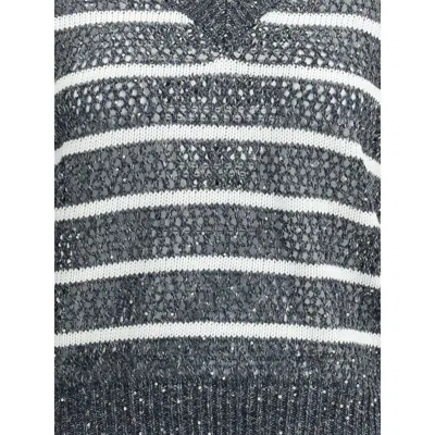 Brunello Cucinelli Striped Women's Vest