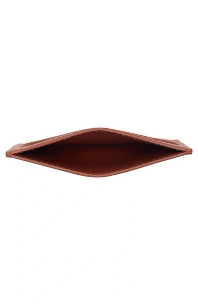 Longchamp Le Roseau Leather Card Case