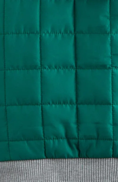 Tucker + Tate Kids' Summit Crest Mixed Media Jacket In Green