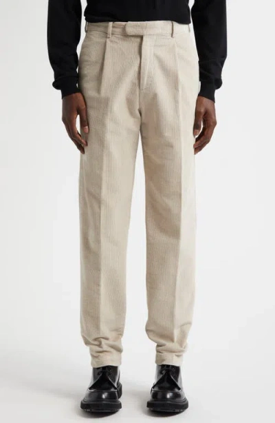 Thom Sweeney Easy Fit Pleated Corduroy Pants