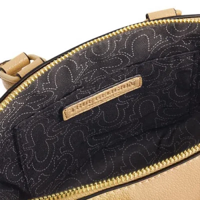 True Religion Logo Strap Mini Satchel With Black Hardware