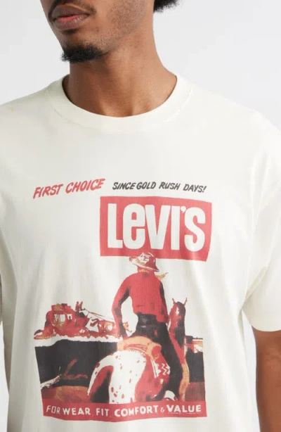 Levi's Graphic-print Cotton T-shirt In White