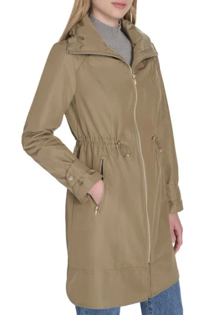 Cole Haan Travel Packable Hooded Rain Jacket