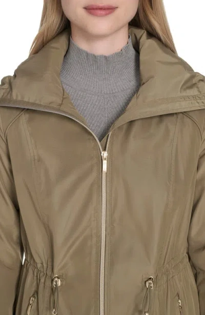 Cole Haan Travel Packable Hooded Rain Jacket