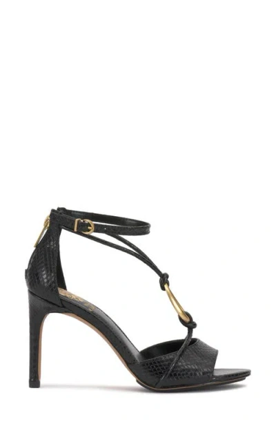Vince Camuto Alinna Ankle Strap Sandal In Black