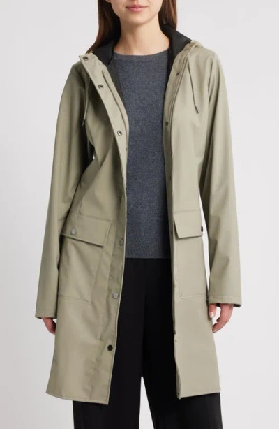 Rains Curve Waterproof Belted Jacket