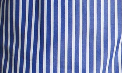 Sporty And Rich Sporty & Rich X The Carlyle Embroidered Stripe Cotton Poplin Boxer Shorts