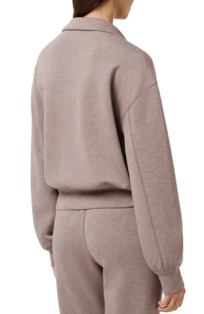 Travismathew Skyloft Soft Echo Half Zip Pullover In Gray