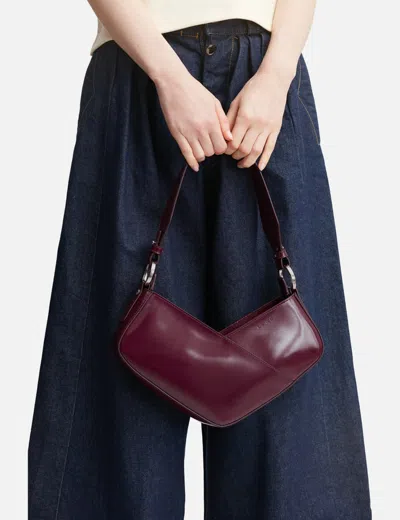 Dienèe Venere Cube Burgundy Semi Patent Leather