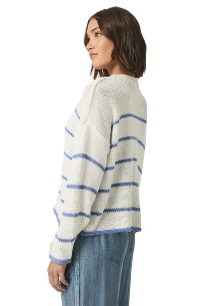 Splendid Maris Stripe Boxy Cotton Blend Sweater